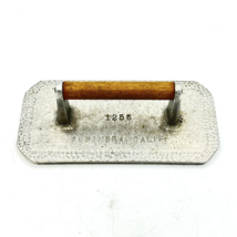 J.M. Burden Co. #1255 Cast Aluminum Grill Press With Wood Handle Alhambra CA - £27.73 GBP