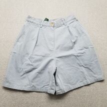 Lauren Ralph Lauren Shorts Womens 10 Blue Pockets Chino Cotton Zip - $324.43 MXN