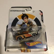 Hot Wheels Overwatch Tracer Character Car #3 GJJ23 New - $11.39