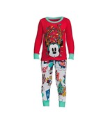 Disney Mickey Mouse Pajamas Toddlers Snug-fit Christmas Xmas 2 Piece Uni... - £13.23 GBP