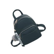 New PU Leather Female Soft Women Mini Backpack School Bag Cute Student Outdoor T - £32.17 GBP