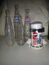 (6) Pepsi-Cola Bottle Collectibles lot - $30.00