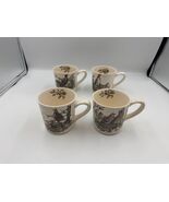 Set of 4 Johnson Brothers GAME BIRDS Multi-Motif Cream Mugs - $109.99