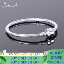 Original Tibetan Silver Chain Bracelet Women DIY Beads Charms Bracelet Bangle Fa - £14.18 GBP