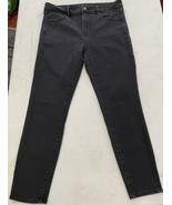 American Eagle Jegging Womens 12 Short Black High Rise Skinny Jean Stret... - $244.80 MXN