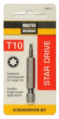 Master Mechanic 160371 2 -Inch, TX10, Torx Power Bit - $16.42