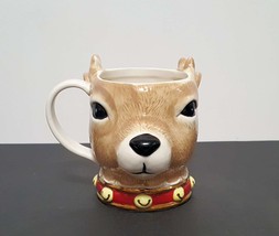 NEW Williams Sonoma Twas the Night Before Christmas Reindeer Figural Mug... - $44.99