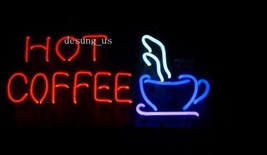 New Hot Coffee Cafe Open Beer Lager Neon Sign 24&quot;x20&quot; - £199.83 GBP