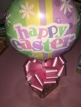 Happy Easter Balloon With Fruit Candy And Bow - $15.15