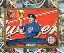 2011 Topps Update Gold Chicago Cubs Baseball Card #US57 Tony Campana/2011 - £1.56 GBP