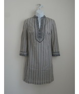 NWT TORY BURCH Corossol Black White Cotton Tory Mini Dress 0 - £92.23 GBP