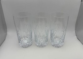 Set of 3 Waterford Marquis Crystal BROOKSIDE Straight Highball Glasses - £77.08 GBP