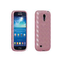 Verizon Alta Lucentezza Silicone Cover per Samsung Galaxy S4 Mini - Rosa - £6.60 GBP