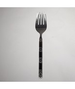 Oneida Community Madrid Stainless 8.75&quot; Serving Fork Black Accents - $9.95