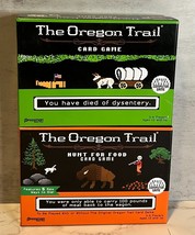 The Oregon Trail and Hunt For Food Card Games. One New, One Open A6 - $18.37