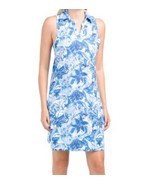 NWT Ladies GOTTEX Blue Lilly Sleeveless Racerback Golf &amp; Tennis Dress S ... - $54.99