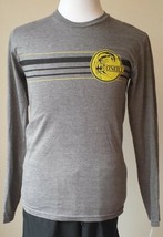 O'Neill Men Size S Long Sleeve T-Shirt Gray with Graphics NWT - $16.26
