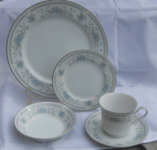 20 Pc American Limoges Bridal Bouquet Salem Heritage Dinner Plate Bread Cup - £27.30 GBP