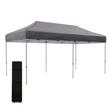 Outsunny 10x20 Pop Up Canopy Tent: Instant Shelter, Adjustable, Bag - $372.99