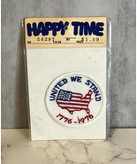 VTG Happy Time &quot;United We Stand 1776-1976&quot; Iron-On Patch No 24297 - £7.28 GBP