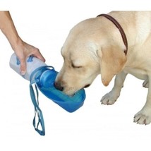 Lixit Thirsty Dog 20 oz Large Portable Sport Water Travel Bottle Bowl fo... - $16.90