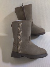 OshKosh B'Gosh Baby Girls Boots Size 5 or 6 Faux Leather Riding Boots - $9.95