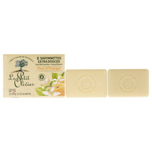 Extra Mild Soap-Orange Blossom by Le Petit Olivier for Unisex-2 x 3.5 oz Soap - $12.01