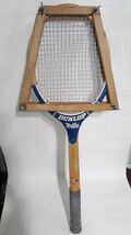 Vintage Dunlop Rally Wood Tennis Racket racquet frame Taiwan display wal... - $14.00