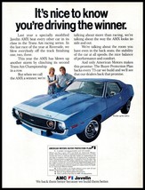 1973 HOT ROD Magazine Car Print Ad - AMC &quot;Javelin AMX&quot; A5 - $9.89
