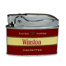 Vintage Winston Cigarettes Penguin Japan Lighter Not Tested - $17.99