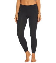 New Bella + Canvas Womens Size Medium Cotton Spandex Black Yoga Stretch Leggings - £10.17 GBP