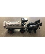 Ertl Texaco Horse &amp; Tanker Coin Bank Diecast #TEXACO1 - $36.59 CAD