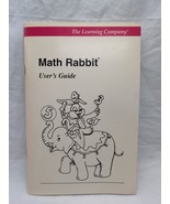 1994 The Learning Company Math Rabbit User&#39;s Guide - $326.70 MXN