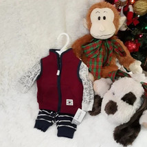 CARTER&#39;S BABY 3pc Little Vest Set, &quot;BABY BOY&quot; (Size 3M) Pant/ Top/ Vest ... - $19.08