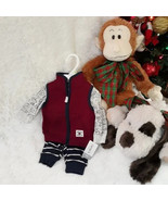 CARTER&#39;S BABY 3pc Little Vest Set, &quot;BABY BOY&quot; (Size 3M) Pant/ Top/ Vest ... - $19.08