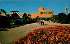 Entrance to Busch Gardens Brewery and Reception Lobby Tampa Florida Vtg Postcard - £4.48 GBP