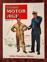 Rare CHILTON&#39;s MOTOR AGE Magazine February 1957 Richard Hook Jobber Edition - £12.93 GBP