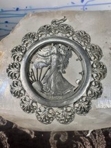 Vintage Walking Liberty Coin pendant Cut Out from 1943 - $1,083.07 MXN