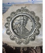 Vintage Walking Liberty Coin pendant Cut Out from 1943 - $1,083.07 MXN