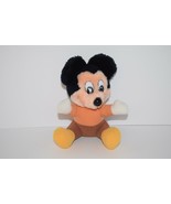 Vintage Mickey&#39;s Christmas Carol Mickey Mouse Plush 7 in. - £7.77 GBP