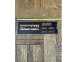 Painless Performance Products Auto Decal Sticker - $8.79