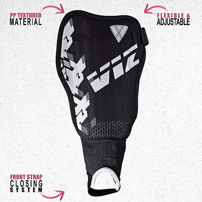 Vizari Napoli Soccer Shin Guards, Size-XXS, Black, VZSG70053-XXS - $11.15