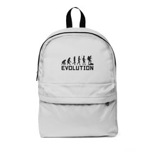 The Evolution of Hiking: Classic Nylon Unisex Backpack for Comfort and A... - £44.54 GBP