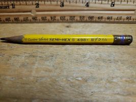 Vintage GENERALS Carbo Weld SEMI-HEX 498 No 2 2/4 Pencil - $18.91