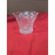 Cut Glass Crystal Rose Vase, Multi-use Vase, Floral Display, 3.25&quot; Vase,... - $14.85