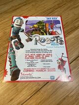 Inkworks 2005 Robots the Movie Trading Card Promotional Poster KG JD - $9.89
