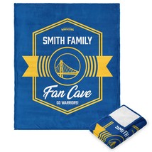 NBA Golden State Warriors Dominion Personalized Silk Touch Throw Blanket 50X60  - $59.99