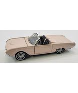 *B8) Franklin Mint 1962 Ford Thunderbird Sports Roadster Sahara Rose Die... - $11.87