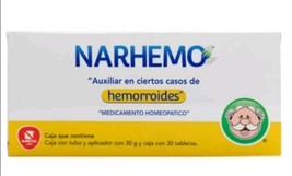 Narhemo combo crema mas 30 tabletas origen natural - $29.69