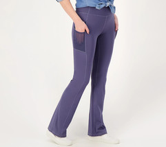 Mind Body Love by Peace Love World Petite Yoga Pant with Mesh Pockets Indigo, XS - £19.91 GBP